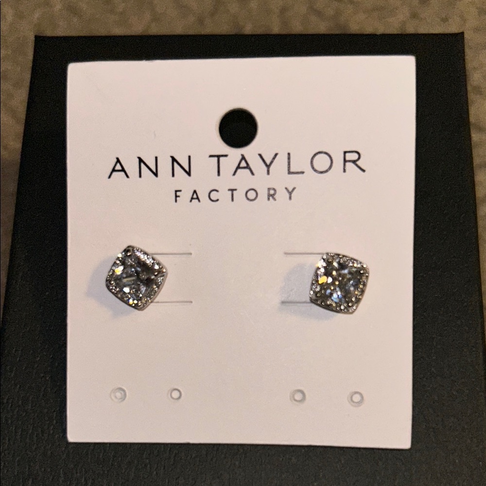 Ann Taylor Silver Stud Earrings